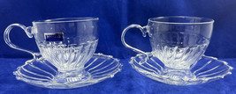 Marquis by Waterford Crystal Vintage Teacups &amp; Saucer.  *Pre-Owned* Lot ... - $83.10