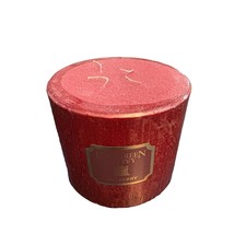 Large 4 Wick Evergreen and Ivy Red Pillar Candle 5x6 New Factory sealed Mulberry - £38.18 GBP