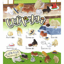 Shiba Inu Puppies Relaxing Mini Figure Collection - £9.45 GBP