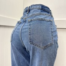 Abercrombie Fitch 90s Slim Straight Ultra High Rise Jeans Sz 32/14 Blue Denim - £39.37 GBP