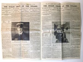 Titanic The Daily Chronicle April 20 1912 Nova Scotia Archives Repro Int... - £4.70 GBP