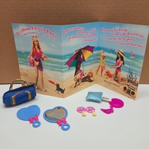 Barbie Gym Bag, Sunglasses, Frisbee, Earrings, Pillow, Mirror &amp; Brush, Stickers - £6.13 GBP
