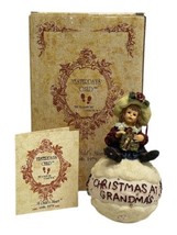 Boyds Yesterday&#39;s Child &quot;Shannon Christmas at Grandma&#39;s&quot; #25858 Girl Ornament - £10.14 GBP