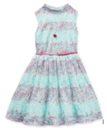 Knit Works Girls Belted Sleeveless Fit &amp; Flare Dress - £29.00 GBP