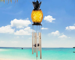 Mothers Day Gifts for Mom Women, Solar Wind Chime Pineapple Solar LED Li... - $42.14