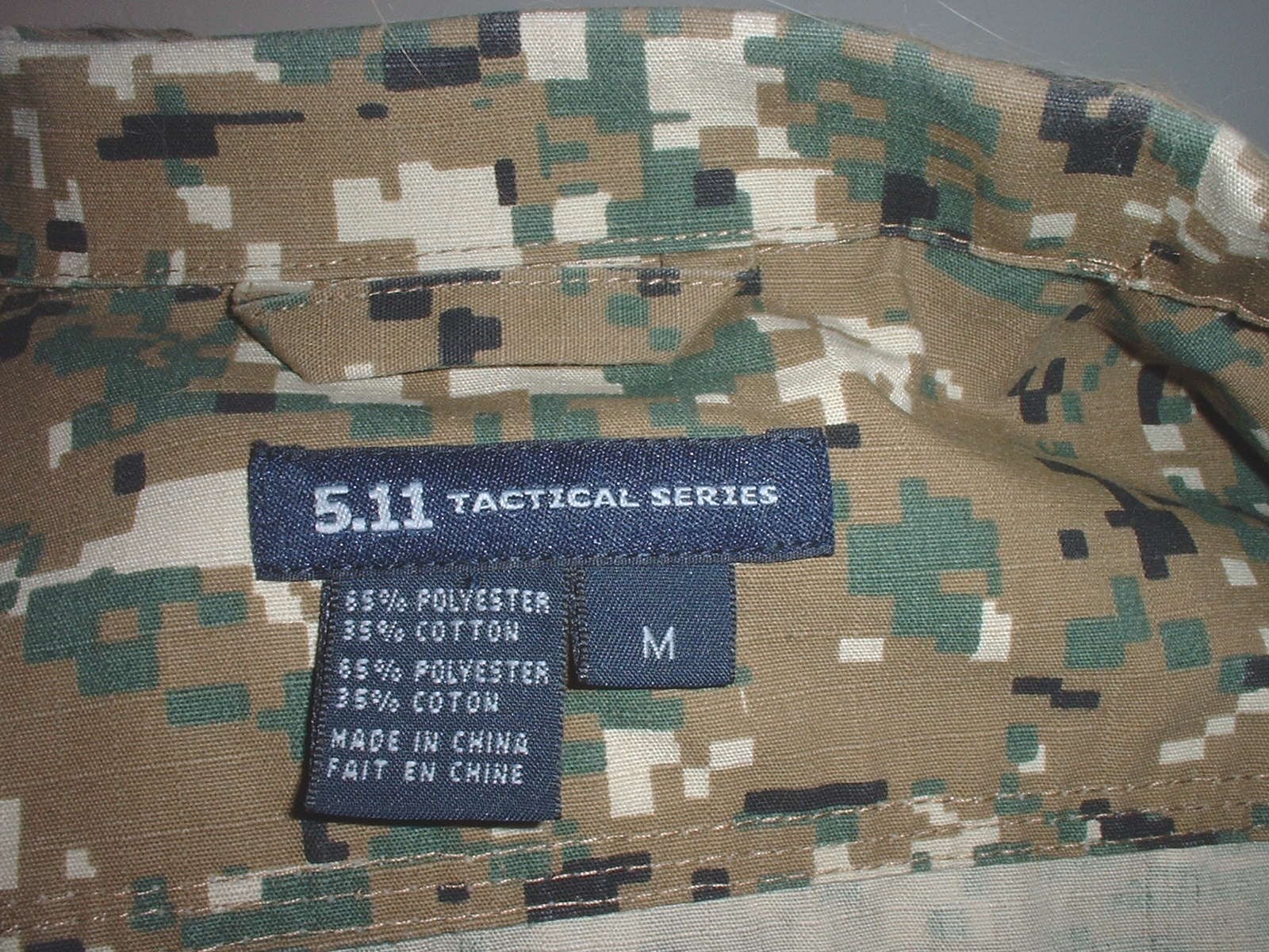 5.11 brand NWOT Tactical series coat/shirt forest digital, Medium - $40.00