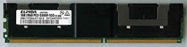 Elpida EBE11FD8AJFT-6E-E PC2-5300F DDR2 667 1GB Fbdimm 2RX8 (For Server Only) - $20.86