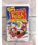 Winnie the Pooh and Christmas Too (VHS, 1997) New Walt Disney Vintage SE... - $12.86