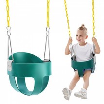 Toddler Swing Seat High Back Full Bucket Baby Swing Seat Support 150 lbs - £42.46 GBP