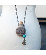 Grateful Dead Dancing Bear  Tree of Life  Vessel Bottle Necklace   Urn  ... - $42.38 CAD