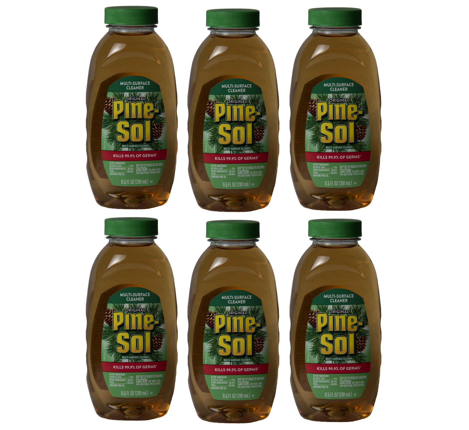 Primary image for Pine Sol Multi-Surface Cleaner, Original, 9.5 fl oz, 6-PACK, LOT