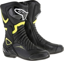 Alpinestars Street Mens SMX-6 V2 Vented Boots 44 Black/Yellow - £236.98 GBP