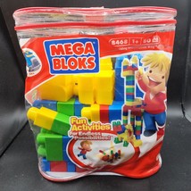 Mega Brands Mega Bloks #8468 Big Building Blocks Bag 79 Pieces - Ages 1+ - CLEAN - £22.85 GBP