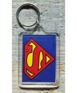Superman DC Comics Superman Logo Square Key Chain - £4.82 GBP