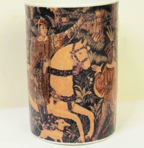 Vintage Dunoon Mug Tapestry Prince on White Horse  Made in Scotland - £15.12 GBP
