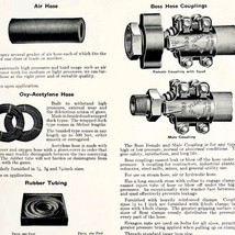 1922 N.T. Bushnell Torch Hose Couplings Advertisement Catalogue Hardware... - $562.94 MXN