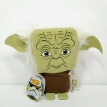 Yoda Star Wars Soft Plush Stuffed Animal Cube Sponge Green With Tags 7&quot; - £11.82 GBP