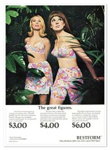 Bestform Lingerie Prints Charming Great Figures Vintage 1968 Print Magaz... - £7.73 GBP