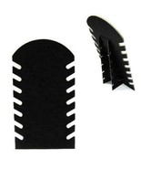 NEW NECKLACE 7 LEVEL BLACK VELVET DISPLAY RACK jewelry holder EASEL counter - $9.11 CAD