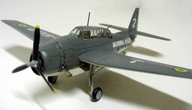 INSTANT Download. Paper Craft - TBM 3E Avenger Torpedo Bomber (Scale 1:100)