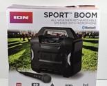 ION Audio - Sport Boom All-Weather Rechargeable Speaker  - Black - £46.71 GBP