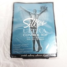 Size Large Navy Blue Silkies Panty Hose - £11.27 GBP