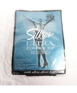 Size Large Navy Blue Silkies Panty Hose - £11.28 GBP