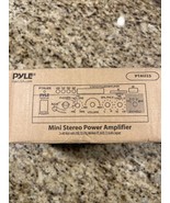 Pyle PTAU Home Audio Stereo 80w Power Mini Amplifier USB/AUX Input 2 Cha... - $81.40 CAD