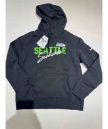 Women&#39;s Nike Heather Gray SEATTLE  Fleece Pullover Hoodie S - $631.96 MXN