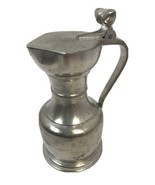 Vintage Royal Holland Pewter KMD Tiel Lidded Pitcher - $14.24