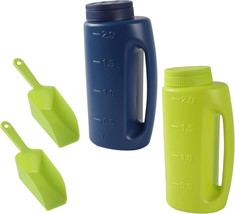 Two-Piece, Multifunctional, 2 Liter Handheld Spreaders (Blue And Green) ... - £25.45 GBP