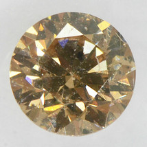 Round Shape Diamond Natural Fancy Brown Loose 0.46 Carat SI2 IGI Certificate - £390.07 GBP