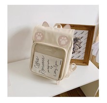 Ita Bag Cat Style Backpa Paws Kawaii Harajuku Schoolbags Backpack for Teenager G - £99.37 GBP