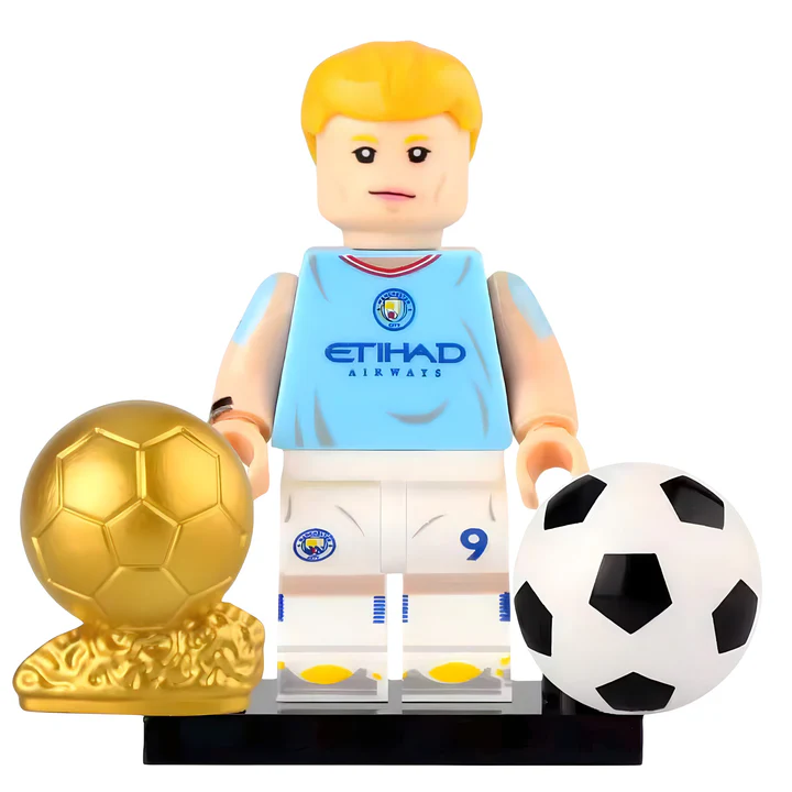 Erling haaland custom football player minifigure thumb200