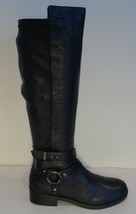 BCBG BCBGeneration Size 6 M KAI Black Leather Riding Boots New Womens Shoes - £142.41 GBP
