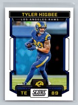 Tyler Higbee #163 2023 Score Los Angeles Rams - £1.56 GBP