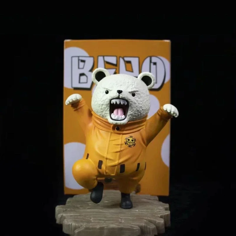 One Piece Anime Cute Pet Bepo Action Figure Kawaii Beibo Bear Cartoon Decor - £16.22 GBP