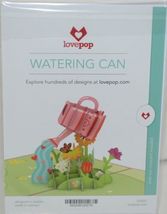 Lovepop LP2021 Watering Can Pop Up Card Pink White Envelope Cellophane Wrapped image 6