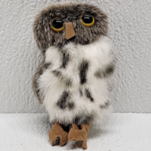 Folkmanis Mini Spotted Owl Finger Puppet Plush Stuffed Animal Baby - £9.22 GBP