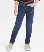 Girls Mid-Rise Pull On Jeggings Denim Dark Wash Size 14 Slim Cat &amp; Jack New - €7,48 EUR