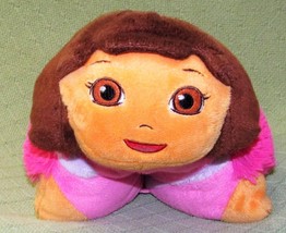 Dora The Explorer Pillow Pets Pee Wees 12"x9" Plush Stuffed Character Toy - £8.47 GBP