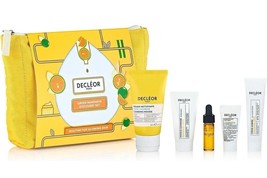 Decleor Green Mandarin Glowing Discovery Set Mousse Scrub Serum Night Cr... - $9.23