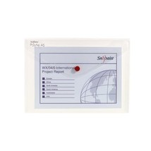 Snopake 11382 Polyfile A5 Popper Wallet File with Press Stud  Classic Cl... - £11.10 GBP