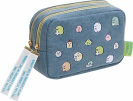 SAN-X Sumikko Gurashi Twin Zipper Pouch CU52401 - £37.12 GBP