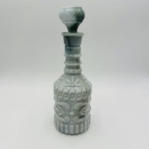 Vintage Jim Beam Slag Milk Glass Decanter  Bottle Kentucky Derby Drip W/stopper - £35.61 GBP