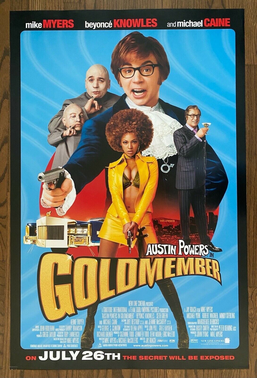 AUSTIN POWERS IN GOLDMEMBER (2002) Mike Myers &amp; Beyoncé Knowles Advance ... - $175.00