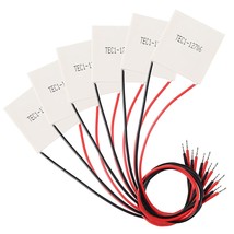 6Pcs TEC1-12706 Heatsink 12V 6A 60W Thermoelectric Cooler 40mmX40mm Cooling - $672.08 MXN