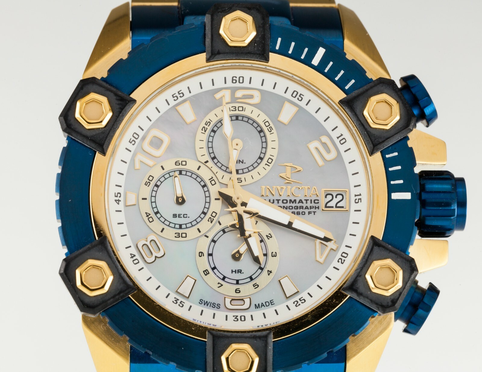 INVICTA 13769 Reserve Octane Swiss Automatic Movt. 52mm Watch MOP Dial Item image 2