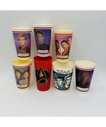 Rare Star Trek The Next Generation ICEE Collector&#39;s Cups Vintage 7 Cups - £55.16 GBP