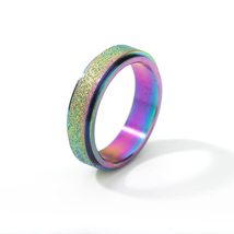 Spinner Rings for Women Men Stainless Steel Ring Classic Vintage Jewelry... - $25.00